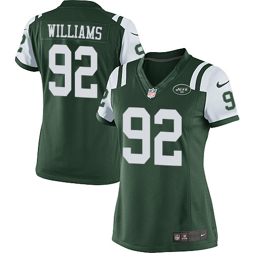 Women's Limited Leonard Williams Nike Jersey Green Home - #92 NFL New York Jets